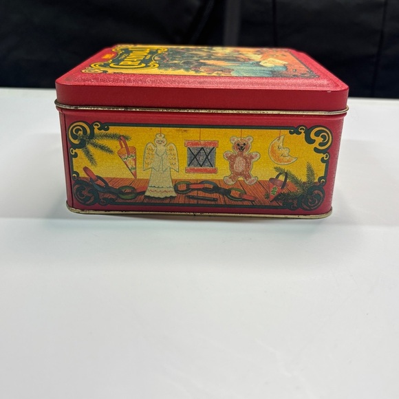 Crayola Crayon Christmas Collectible Holiday Tin Kids Vintage 1992 Empty - Picture 3 of 11